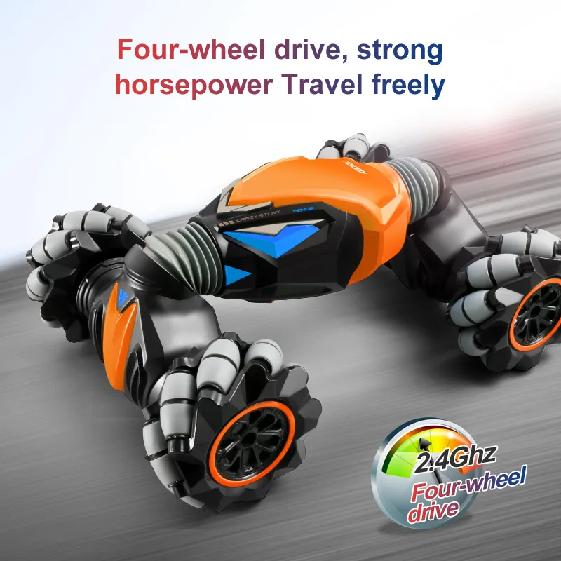 Masinuta electrica rotativa Stunt Car Control dual Bebelul [8]