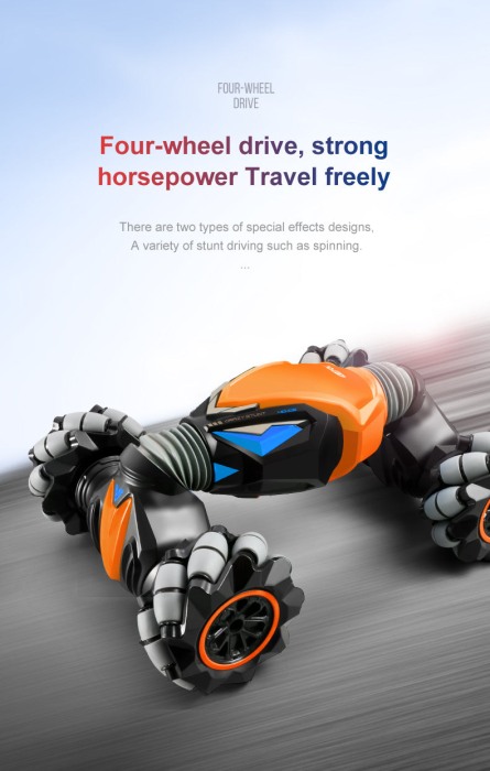 Masinuta electrica rotativa Stunt Car Control dual Bebelul [9]