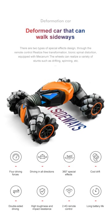 Masinuta electrica rotativa Stunt Car Control dual Bebelul [13]