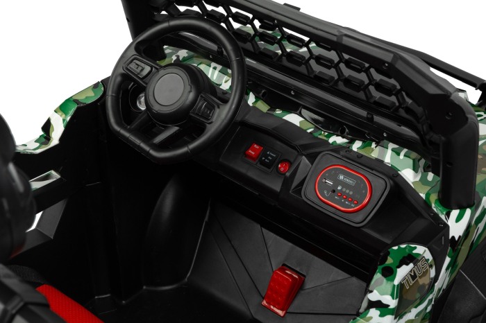 Masinuta electrica, Timus, off-road, cu telecomanda, 4 motoare de 12V [6]