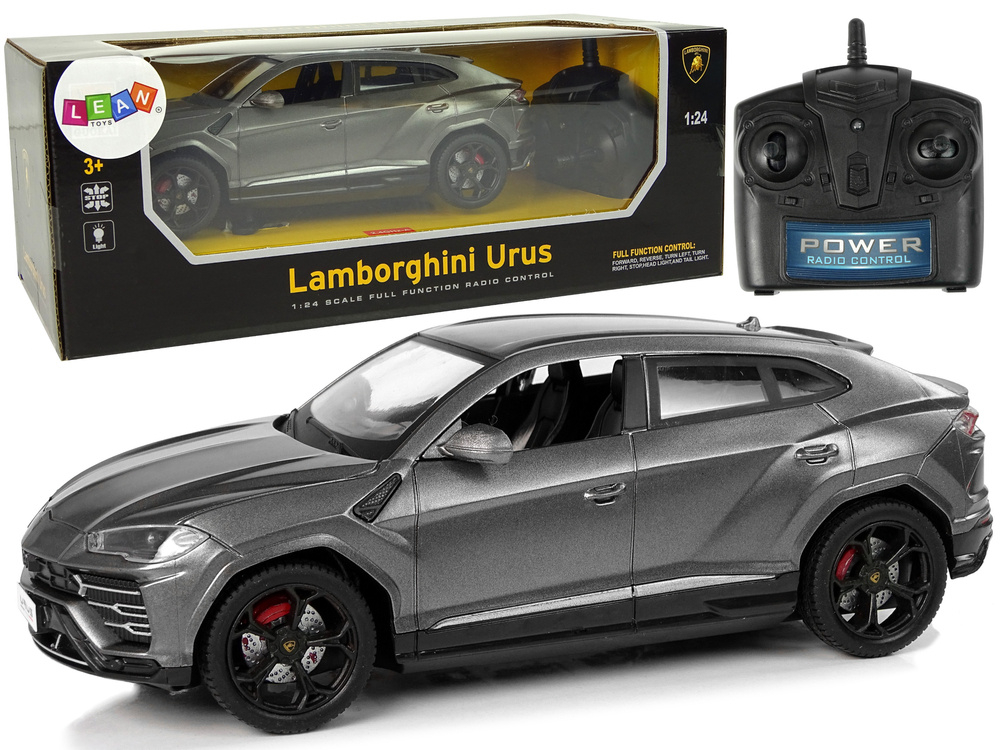 Masina cu Telecomanda R/C 1:24 Lamborghini Urus Negru 2.4G cu Lumini [2]