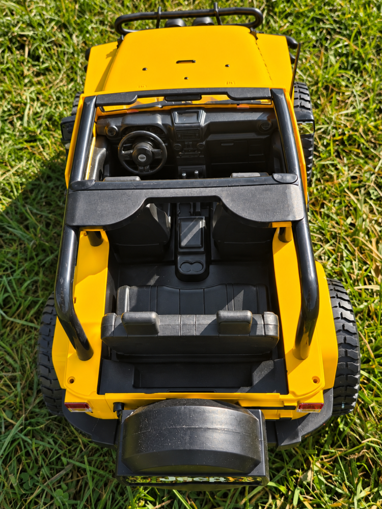 Masinuta RC 1/9 Jeep Wrangler Rubicon cu Licenta galbena 6 ani+ [4]