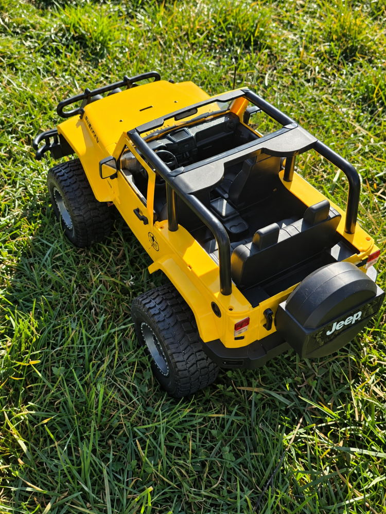Masinuta RC 1/9 Jeep Wrangler Rubicon cu Licenta galbena 6 ani+ [14]