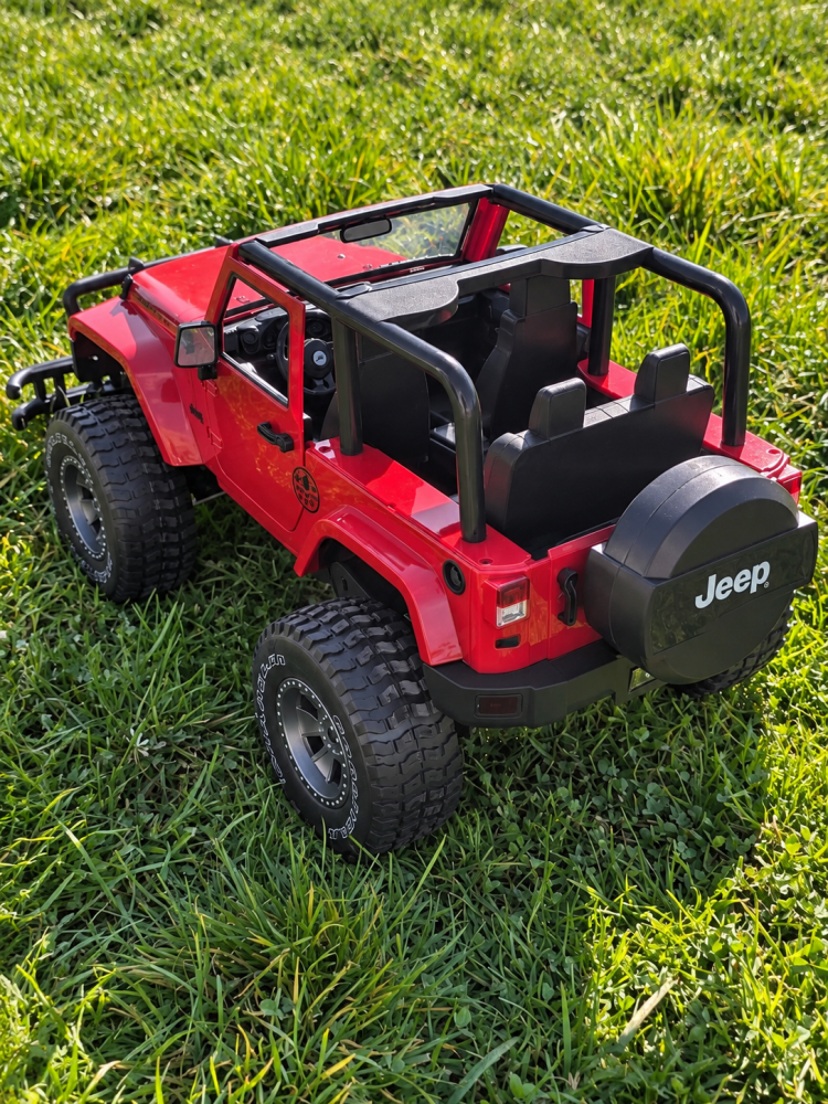 Masinuta RC 1/9 Jeep Wrangler Rubicon cu Licenta rosu 6 ani+ [4]