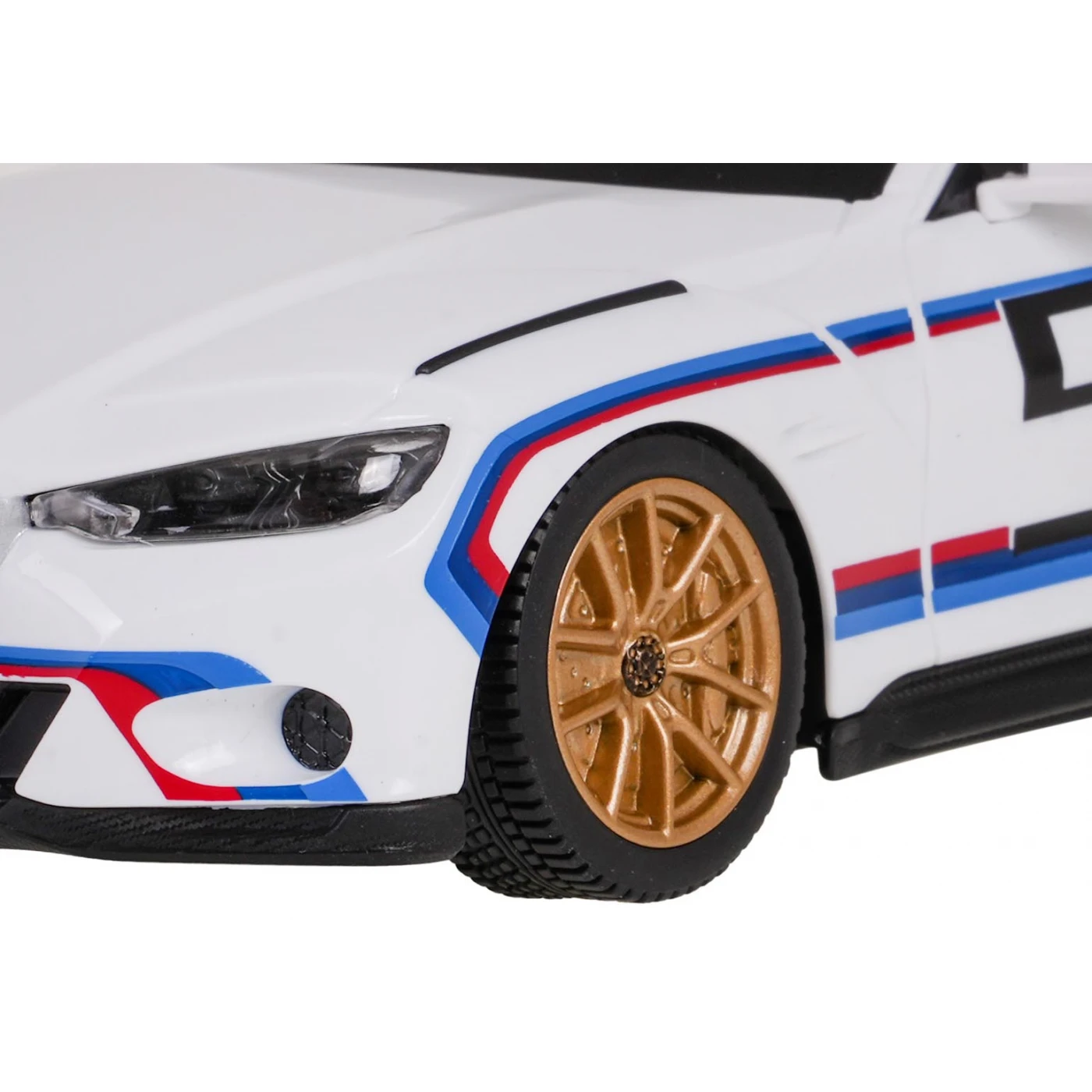 Mașină RC BMW 3.0 CSL alb 1:24 licențiat Rastar [7]