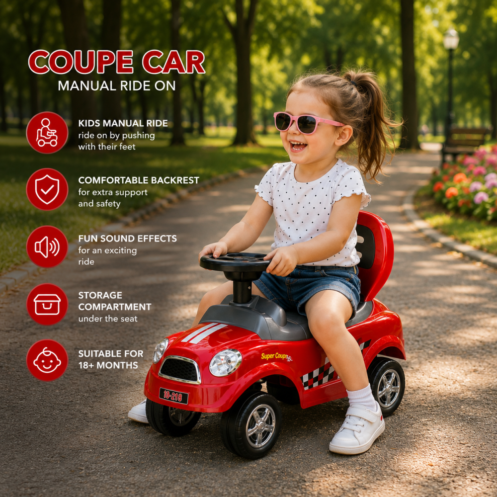 Masinuta ride-on cu maner parental si spatiu depozitare 18 luni+ | Bebelul [7]
