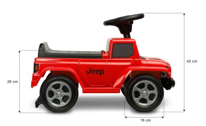 Jeep Rubicon Gladiator Ride‑On Copii Roz – Toyz [13]