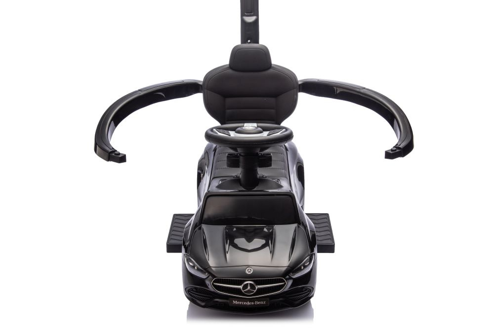 Masinuta ride-on Mercedes 3 in 1, 12-36 luni cu maner Negru [5]