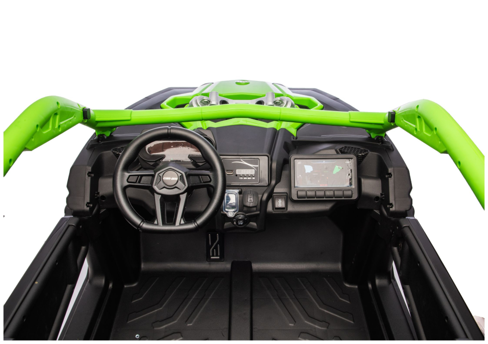 Mașinuță electrică Maverick CAN-AM Turbo RR RS STRONG AIR, 24V, Verde [12]