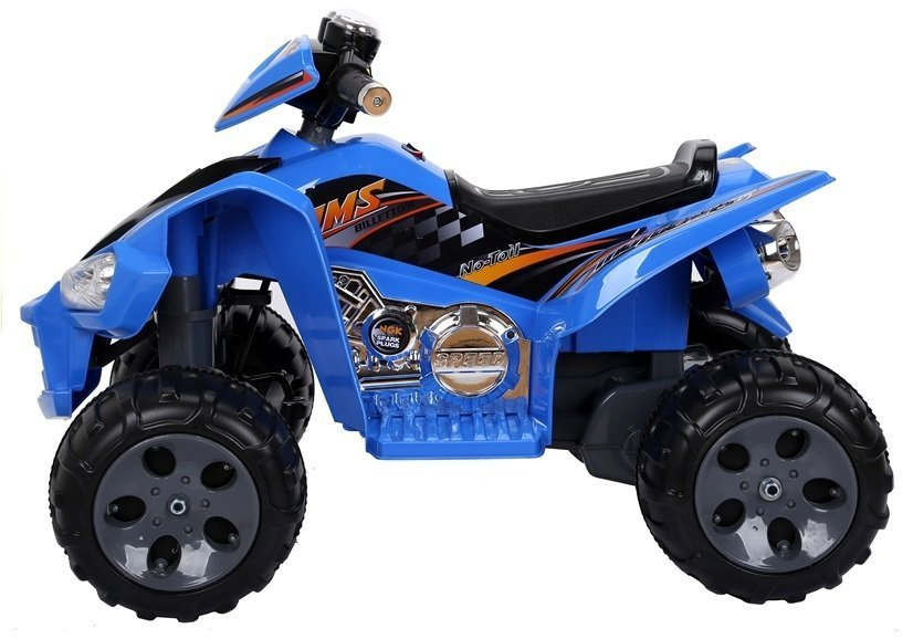 ATV Electric Medium Quad Albastru, 12V, 2 Motoare și Panou Audio [3]