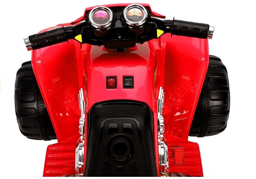 ATV Electric Medium Quad Roșu, 12V, Motoare Puternice 2x45W [7]