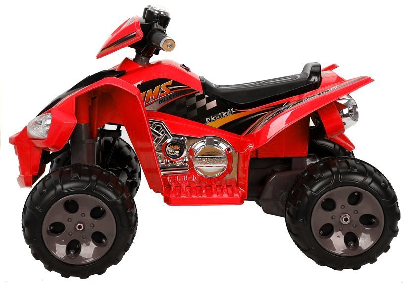 ATV Electric Medium Quad Roșu, 12V, Motoare Puternice 2x45W [3]