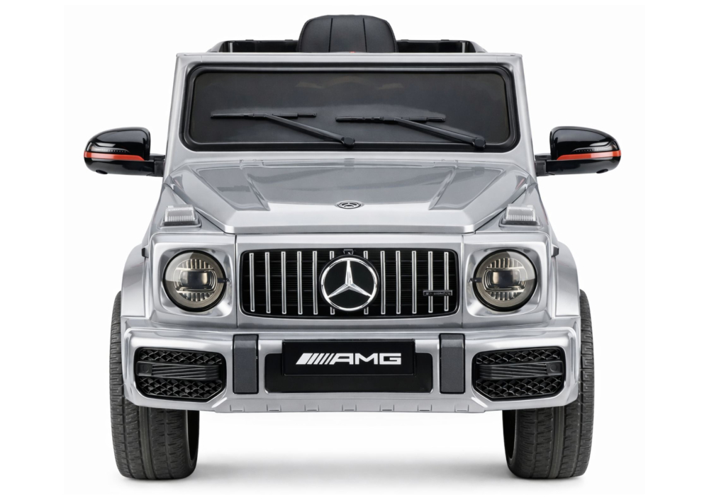 Mașinuță Electrică Mercedes AMG G 63 Argintiu lăcuit [4]