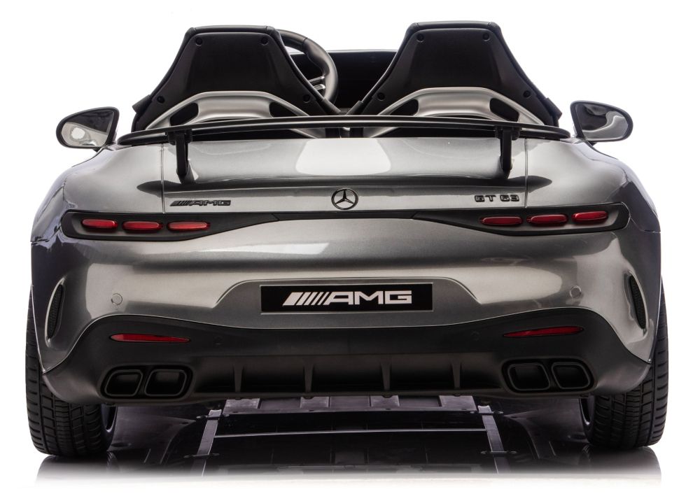 Mașinuță electrică Mercedes GT63 AMG DK-GT63 24V LCD, Gri Lăcuit [11]