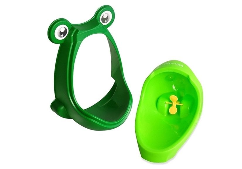 Bebelul – Mini pisoar broasca verde cu ventuze pentru baieti [3]