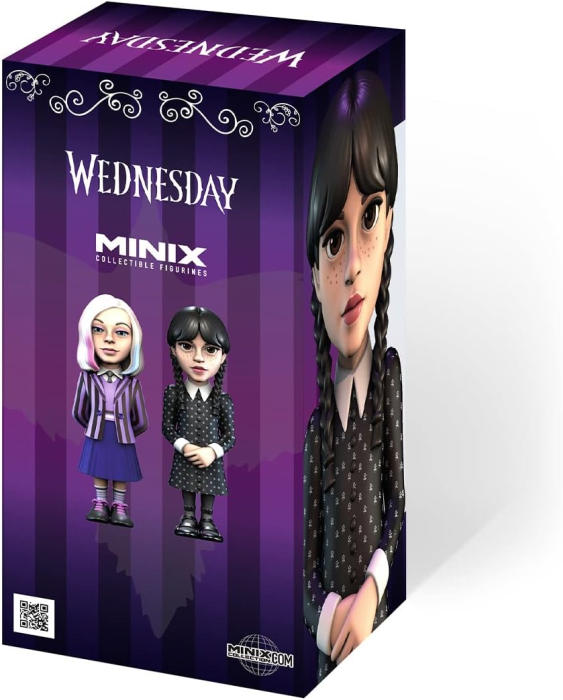 Figurină de colecție Wednesday Minix de 5 inci - Wednesday Addams [5]