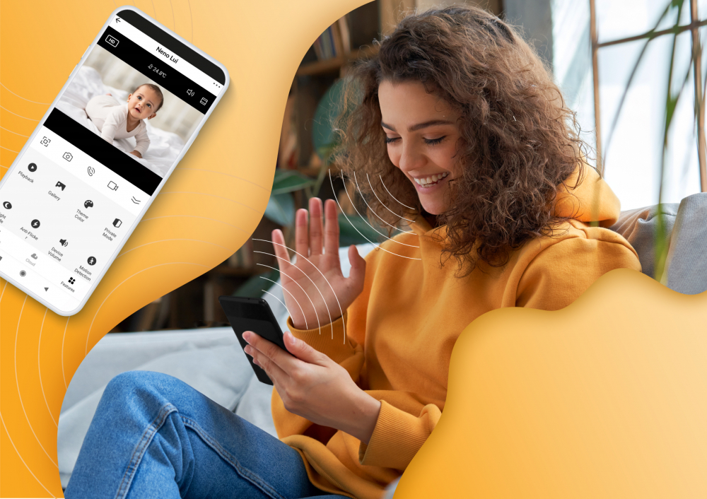 Baby monitor Neno Lui, Wi-Fi, Control prin Telefon [8]