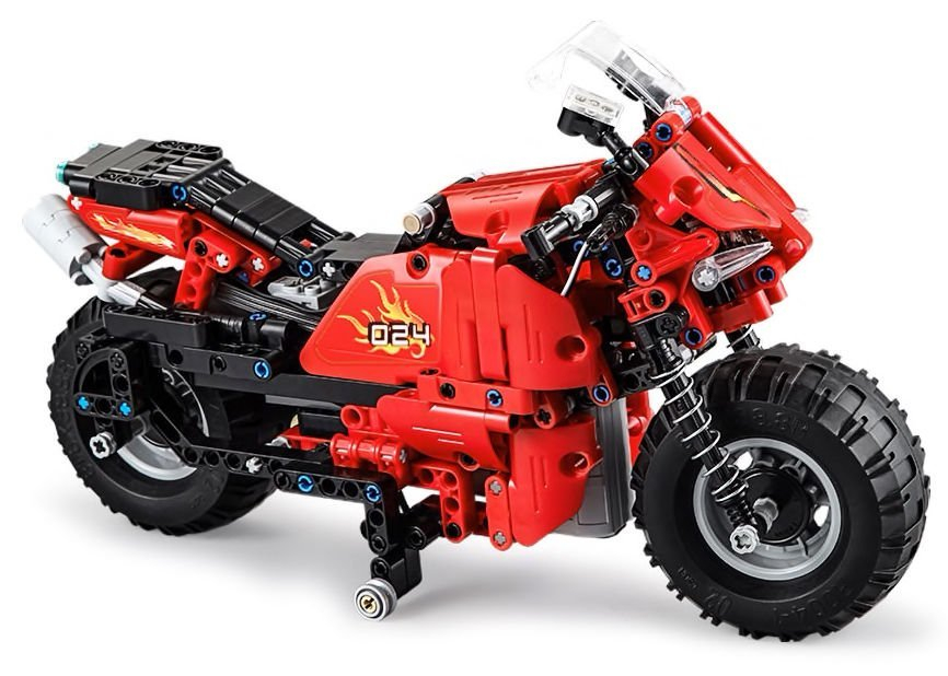 Motocicleta cu telecomanda si set de constructie CADA 484 piese, 6 ani+ [2]