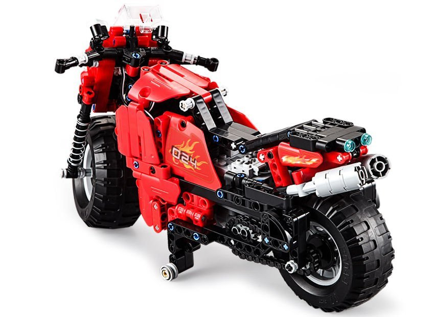 Motocicleta cu telecomanda si set de constructie CADA 484 piese, 6 ani+ [4]