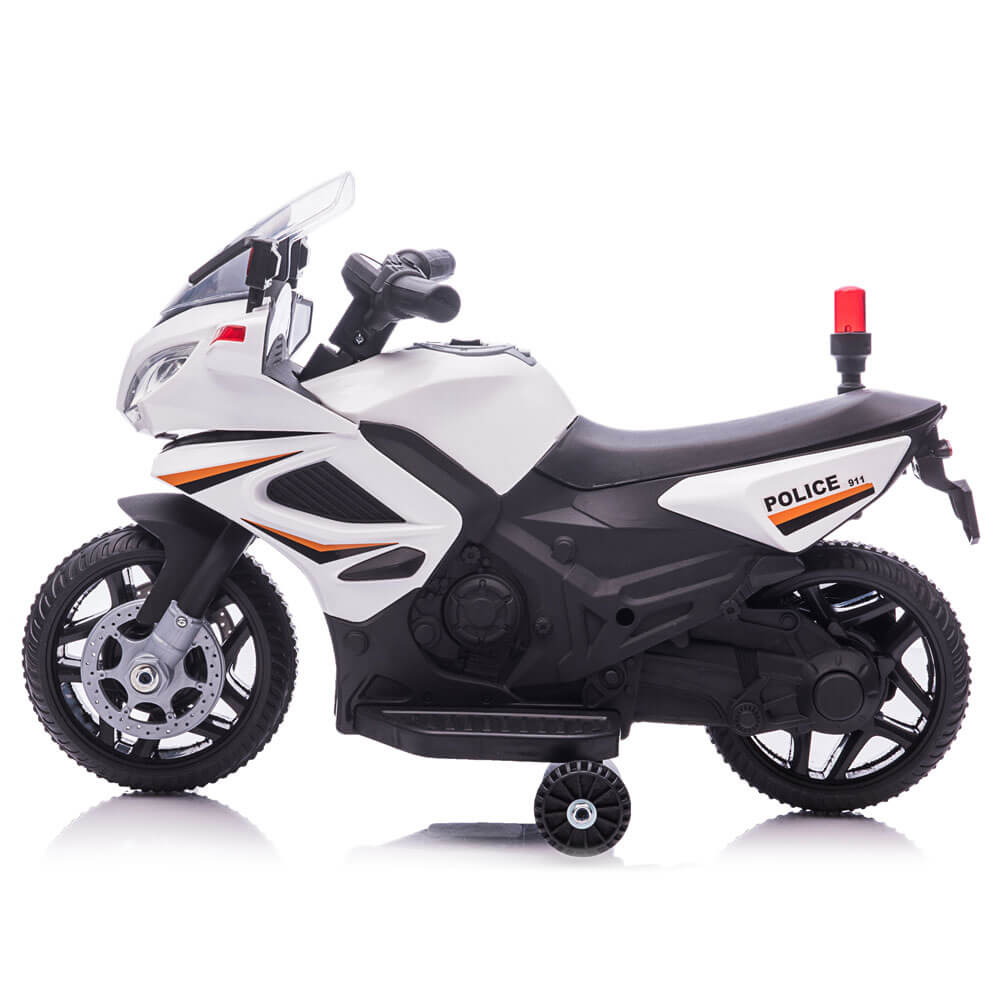 Motocicleta electrica de politie JC911 pentru copii, cu sunete si scaun piele ECO [6]