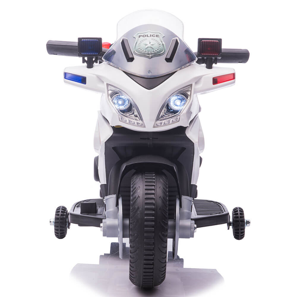 Motocicleta electrica de politie JC911 pentru copii, cu sunete si scaun piele ECO [5]