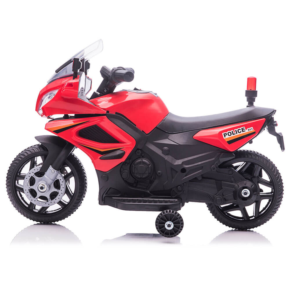 Motocicleta electrica de politie JC911 pentru copii, cu sunete si scaun piele ECO [14]