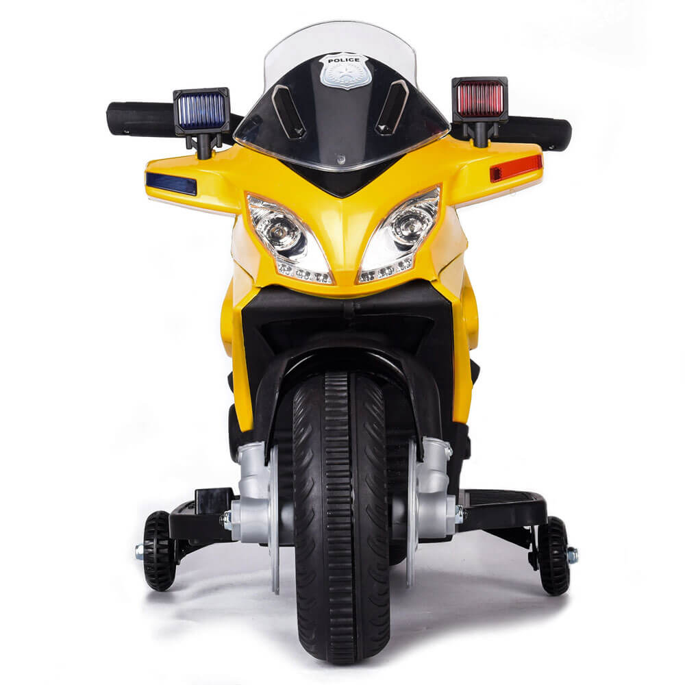 Motocicleta electrica de politie JC911 pentru copii, cu sunete si scaun piele ECO [11]