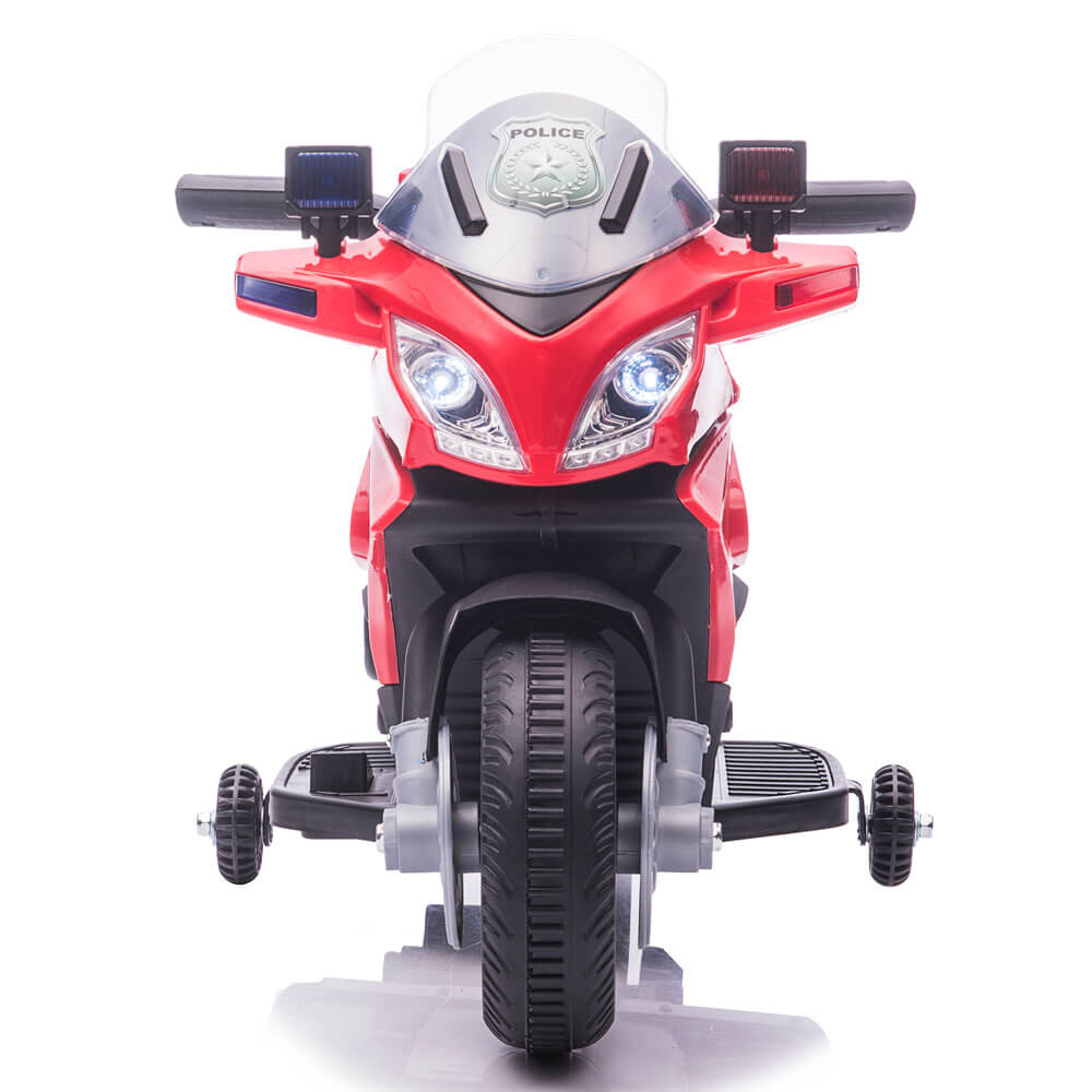 Motocicleta electrica de politie JC911 pentru copii, cu sunete si scaun piele ECO [2]