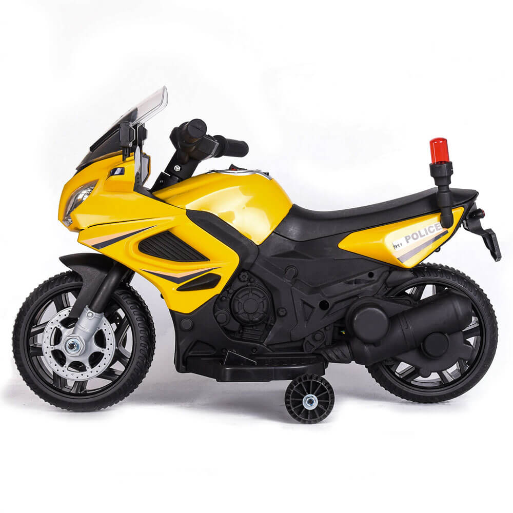 Motocicleta electrica de politie JC911 pentru copii, cu sunete si scaun piele ECO [12]