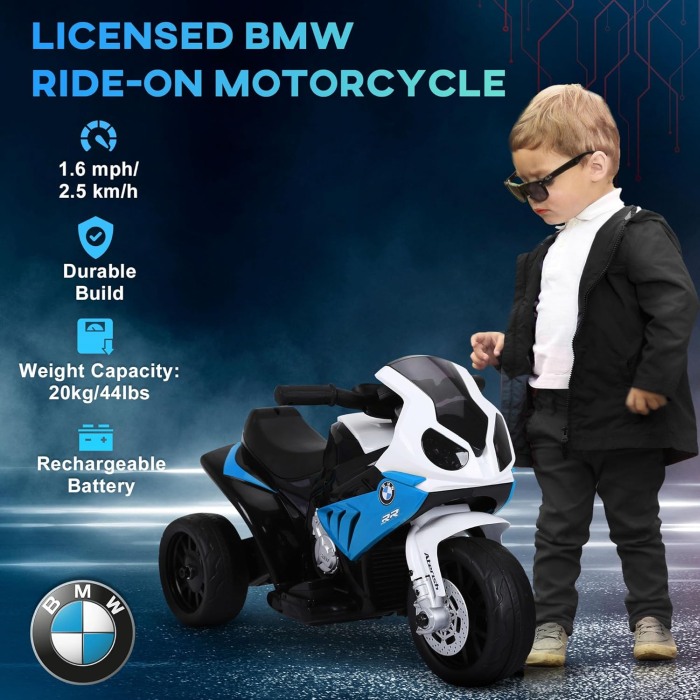 Motocicleta electrica, BMW S1000RR pentru copii - Bebelul [5]