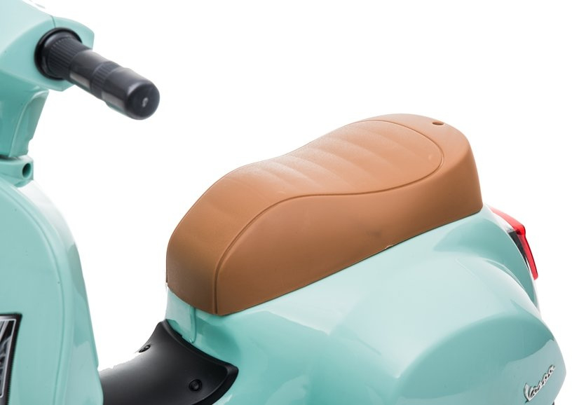 Motocicleta electrica pentru copii, Mini Vespa GTS300, baterie 4mAh, TURCOAZ [13]