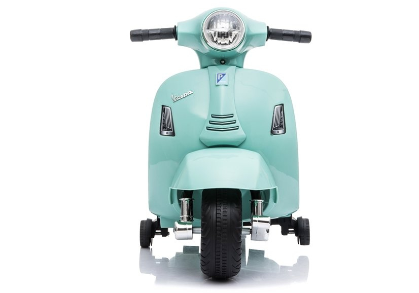 Motocicleta electrica pentru copii, Mini Vespa GTS300, baterie 4mAh, TURCOAZ [10]