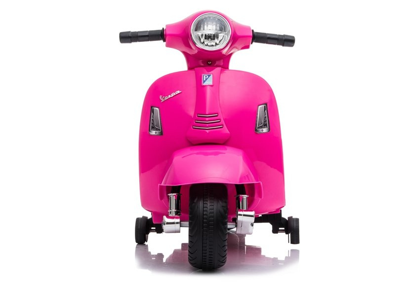 Motocicleta electrica pentru copii, Mini Vespa GTS300, baterie 4mAh, ROZ [10]