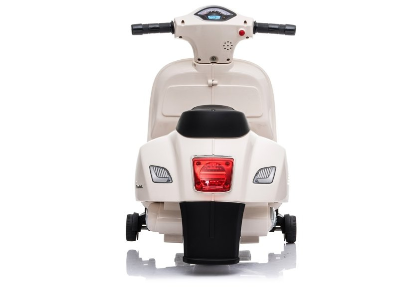 Motocicleta electrica pentru copii, Mini Vespa GTS300, baterie 4mAh, ALB [5]