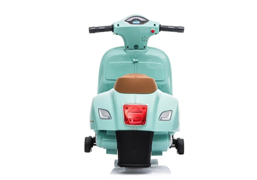 Motocicleta electrica pentru copii, Mini Vespa GTS300, baterie 4mAh, TURCOAZ [7]
