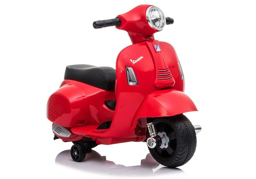 Motocicleta electrica pentru copii, Mini Vespa GTS300, baterie 4mAh, ROSU [5]