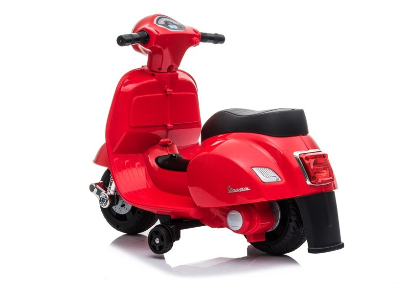 Motocicleta electrica pentru copii, Mini Vespa GTS300, baterie 4mAh, ROSU [3]