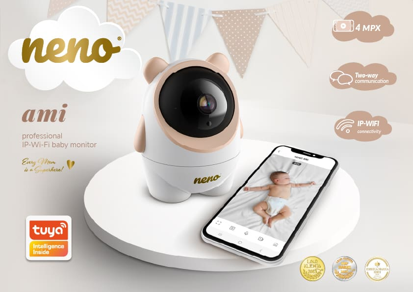 Monitor video inteligent Neno Ami IP-Wi-Fi pentru bebeluși [10]