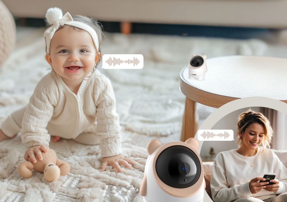 Monitor video inteligent Neno Ami IP-Wi-Fi pentru bebeluși [9]