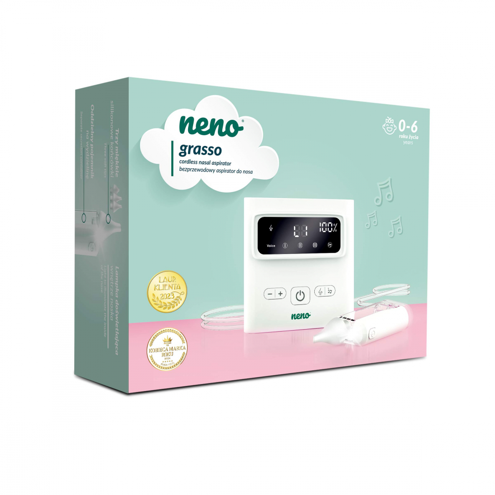 Neno Grasso – aspirator nazal electronic fără fir pentru copii [6]