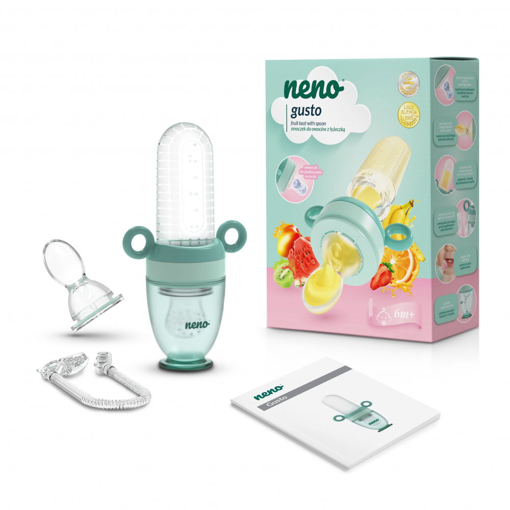 Neno Gusto – Tetină de fructe cu lingură pentru bebeluși – Bebelul [9]