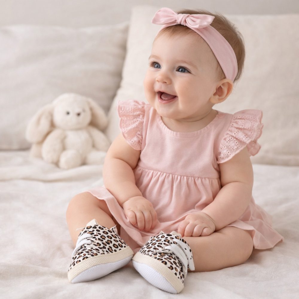 Pantofi bebelusi leopard Leoncino marimi 18 si 19 [4]