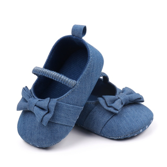 Pantofiori albastru denim pentru bebelusi [1]