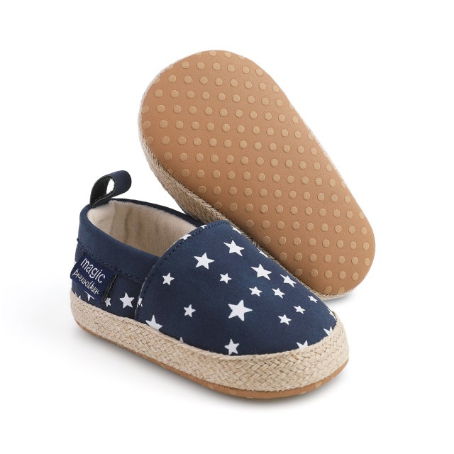 Pantofiori bleumarin tip mocasini cu stelute [7]