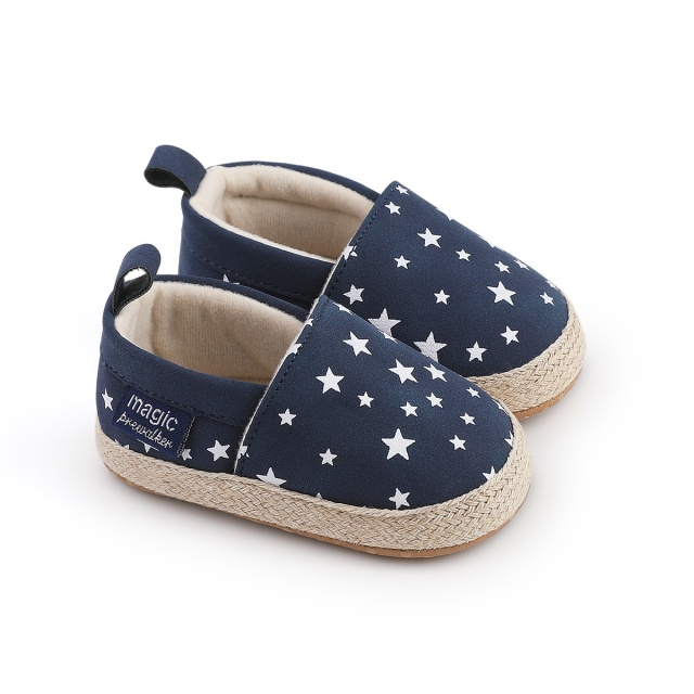 Pantofiori bleumarin tip mocasini cu stelute [3]
