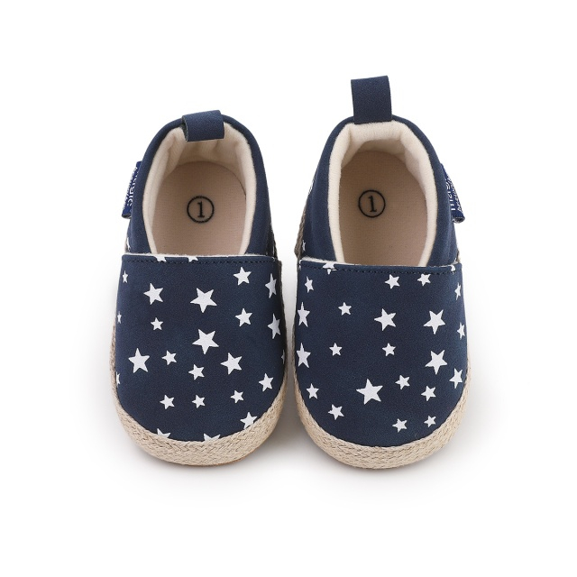Pantofiori bleumarin tip mocasini cu stelute [6]