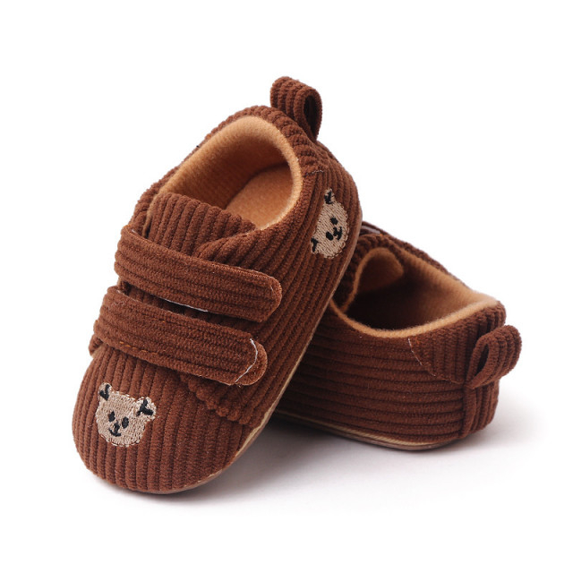 Pantofiori maro din reiat - Teddy [4]