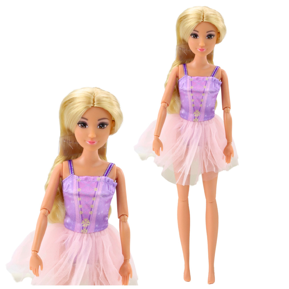 Papusa Anlily Balerina in Rochie – eleganta si articulații mobile [2]