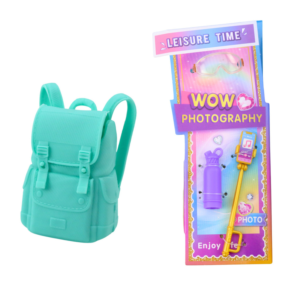 Papusa Anlily Boy cu rucsac, selfie stick, ochelari si sticla de apa – stil sport si accesorii vacanta [3]