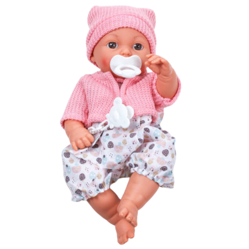 papusa-bebelus-pulover-caciulita-suzeta-sunete-30cm-Bebelul [3]
